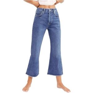 Free People We The Free Stella Kick Flare Medium Wash Jeans Size 26